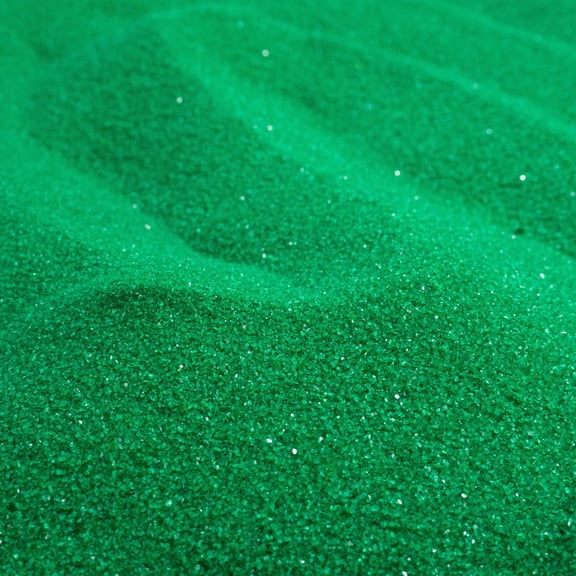 Sandtastik Classic Colored Sand, Emerald Green - 25 lb