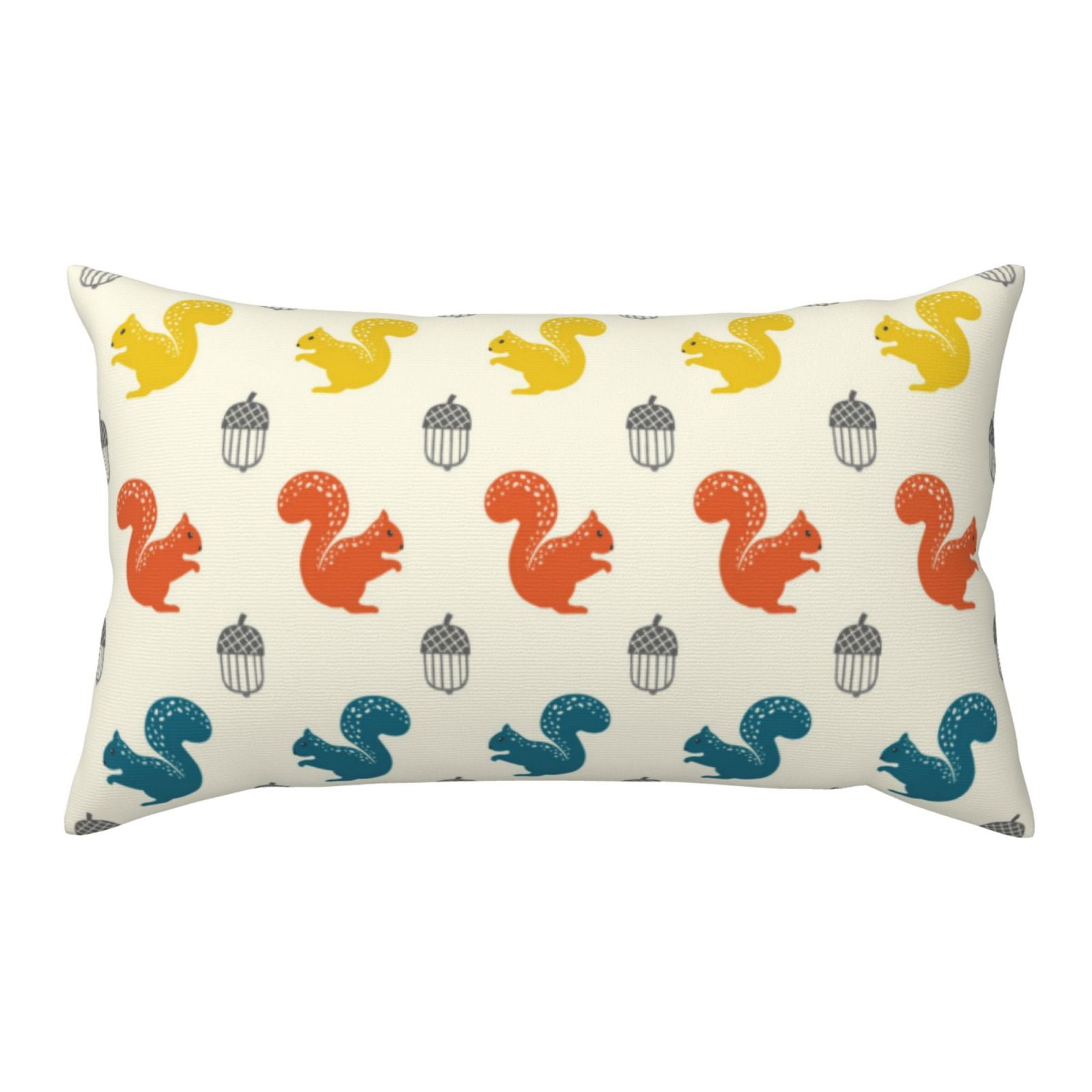 Classic Colorful Cute Squirrel King Pillow Cases, Soft King Size Pillow