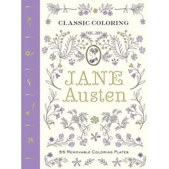Pre-Owned Classic Coloring: Jane Austen: 55 Removable Coloring Plates, by Abrams Noterie, (Paperback), English