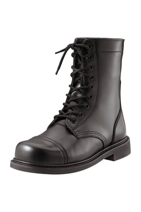 Classic Combat Jump Style Boots with All-Leather Upper