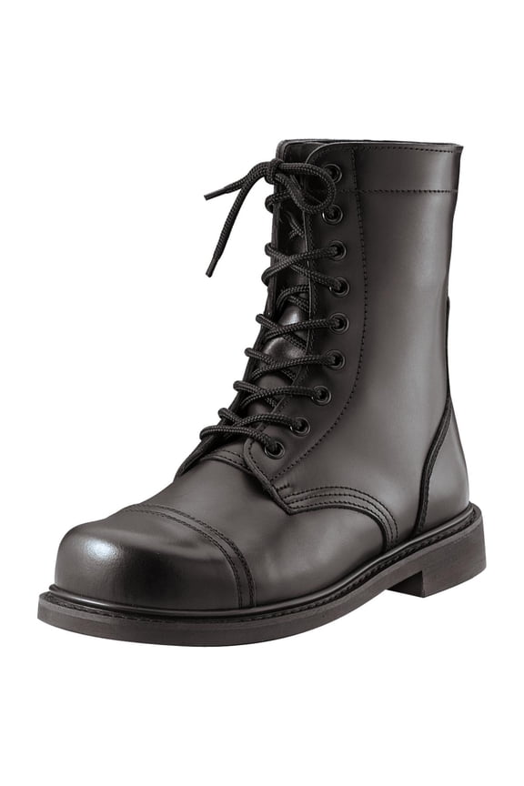 Classic Combat Jump Style Boots with All-Leather Upper