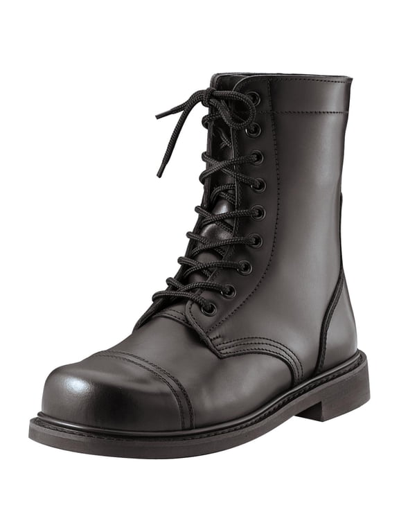 Classic Combat Jump Style Boots with All-Leather Upper