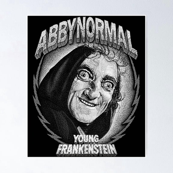 Classic Comedy Young Frankenstein Igor Mel Brooks Lab Cinematic Wall Art, Unframed Poster