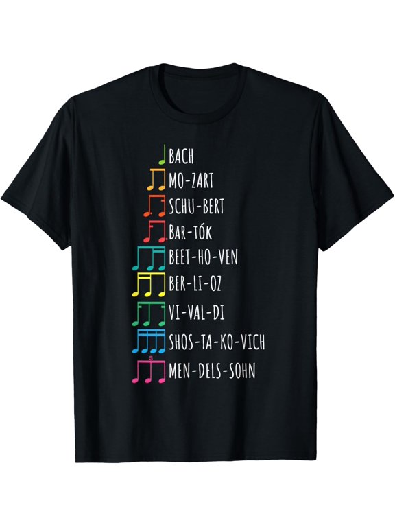 Classic Composers, Classical Music, Musical Notes T-Shirt