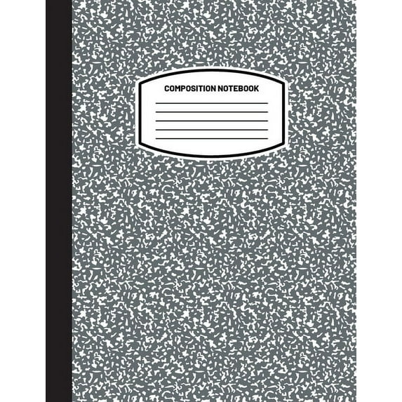 Classic Composition Notebook: (8.5x11) Wide Ruled Lined Paper Notebook Journal (Charcoal Gray) (Notebook for Kids, Teens, Students, Adults) Back to School and Writing Notes (Paperback)