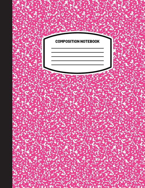 Classic Composition Notebook (8.5x11) Wide Ruled Lined Paper Notebook Journal (Pink) (Notebook