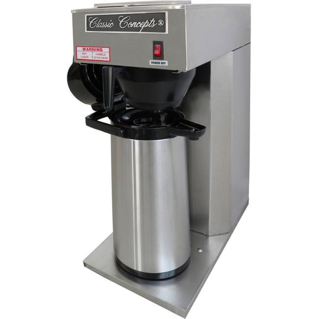 Coffee Pro 3 Burner Commercial Coffee Brewer 2.32 quart 36 Cups