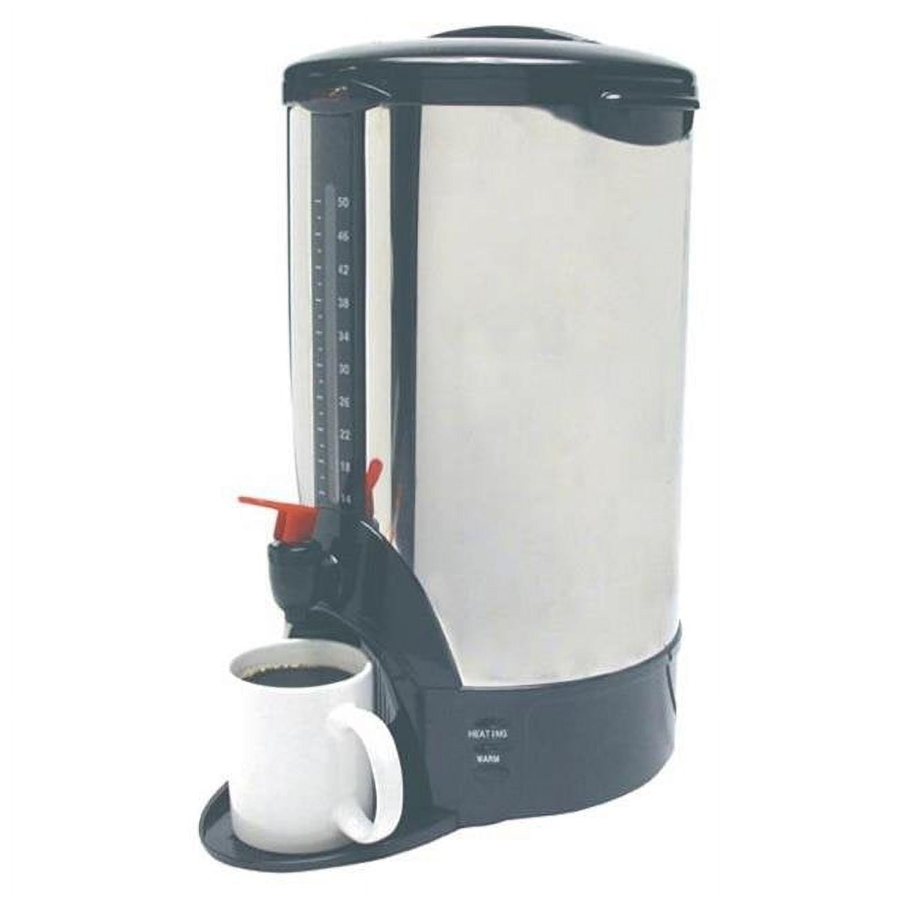 Professional Series 50-Cup Stainless Steel Residential Coffee Urn in the Coffee  Makers department at