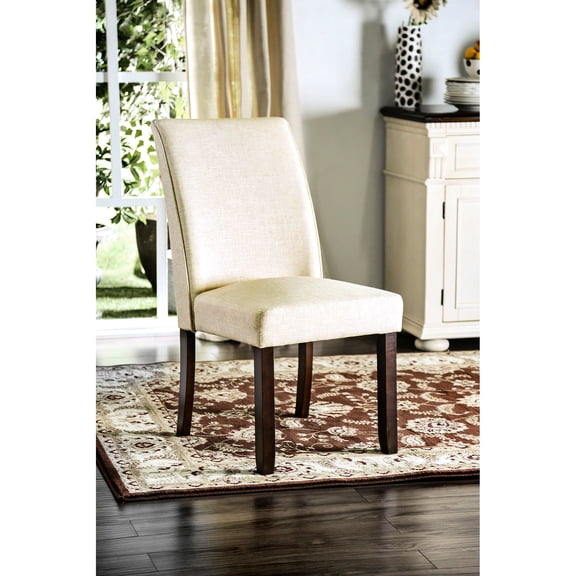 Classic Contemporary Side Chairs | For Dining Room Gatherings | Fully Upholstered with Solid Wood | Solves Problem of Insufficient and Unstable Seating