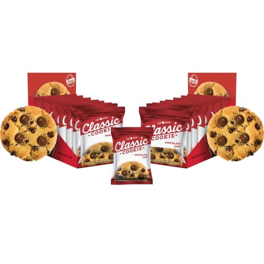 Classic Cookie Soft Baked Chocolate Chip Cookies made with Hershey's Mini  Kisses, 2 Boxes, 16 Individually Wrapped Cookies