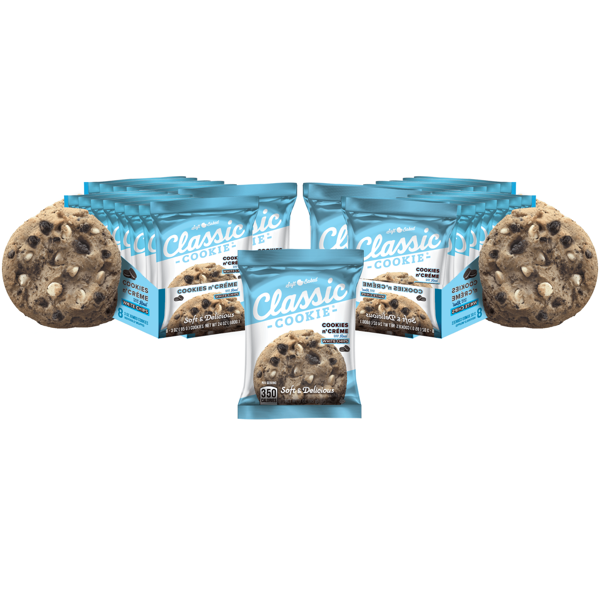 Classic Cookie Soft Baked Cookies, 8 Individually Wrapped Cookies