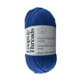thumbnail image 1 of Classic Cotton Big Ball Solid Yarn by Loops & Threads – Medium 100% Cotton - Extra-Large 14 oz Skein for Knitting - Crochet & Crafts - Royal Blue, 1 of 2