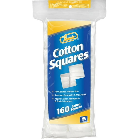 Classic Cotton Squares 160 ea