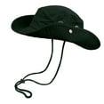 thumbnail image 1 of TZ Promise Classic Cotton Wide Brim Bucket Hat with Adjustable String Unisex Sun Hat Lightweight Outdoor Travel, 1 of 4