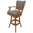thumbnail image 1 of Classic Counter 26" Solid Wood Bar Stool - Mojave Grey - Honey, 1 of 3