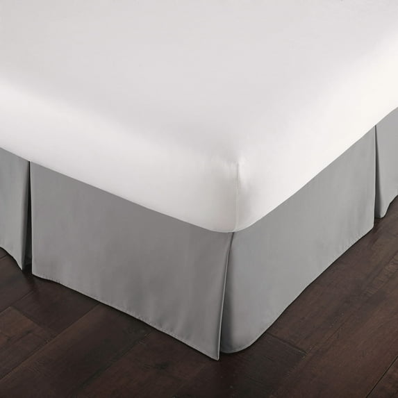 Southshore Fine Living, Inc. King Bed Skirt Wrap Around, King Size Bedding Dust Ruffle, Steel Grey