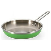 Classic Country French Collection Saute 3 quart Pan & Skillet Long Handle No Cover - Lime - 4 oz