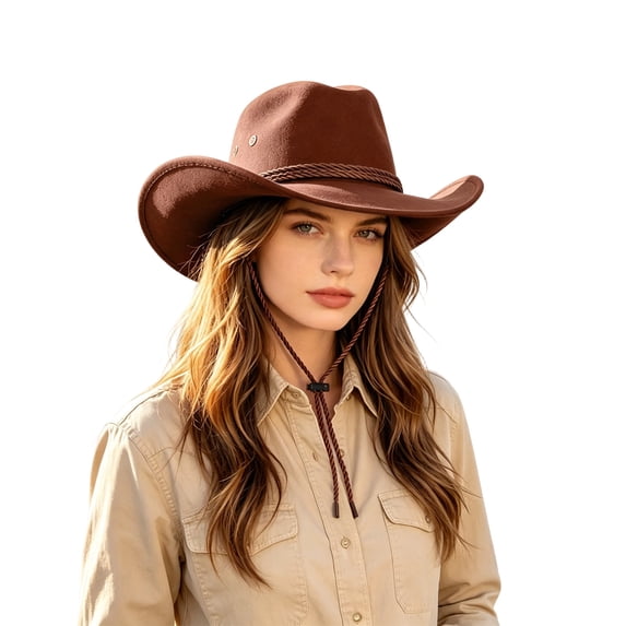 Classic Cowboy Hat for Western Cowhide Wide Brim Outdoor Sun Fashionable Style Western Hats for Men Size 8 Cow Print Hats Hillbilly Hat Cowboy Hat for Men Adult Toddler Cowboy Cowboy Hat Women Small