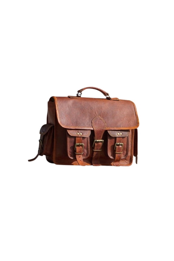 Craft 16-Inch Leather Messenger Bag  Executive Laptop & Work Satchel