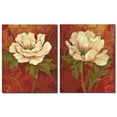 thumbnail image 1 of Classic Cream and Red Blooming Roses Adult Floral Decor; 2 - 11" x 14" Unframed Posters, 1 of 3