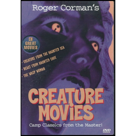 Classic Creature Movies I - (Roger Corman): Creature From The Haunted Sea / Beast From Haunted Cave / The Wasp Woman  (DVD)