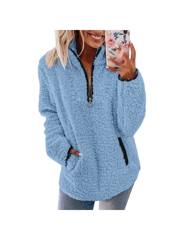 Classic Crewneck Sweatshirts for Women Embroidery Blank Loose Fit Pullover Preppy Clothes for School or Game Day