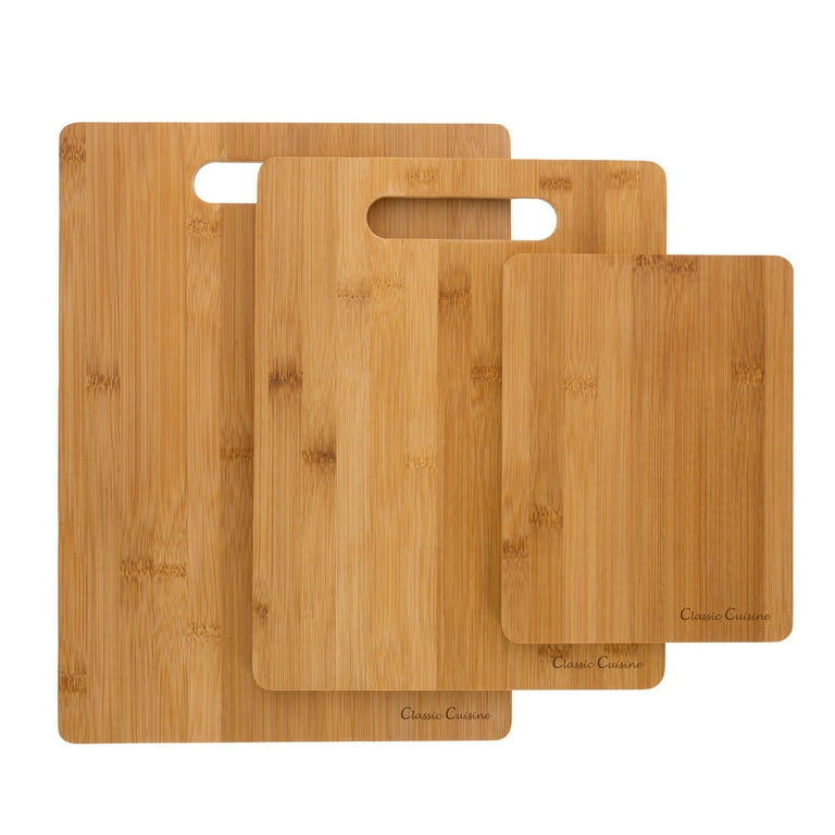 Classic Cuisine 3-Piece Eco-Friendly Bamboo Board Set photo 1
