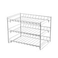 thumbnail image 1 of Classic Cuisine 3-Tier Adult Can Organizer Rack for Kitchen Pantries (Chrome), 1 of 6