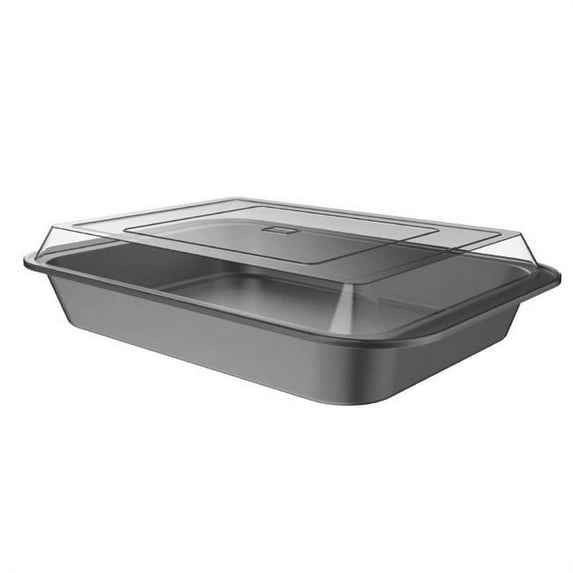 Classic Cuisine 82-KIT1102 Baking Pan with Lid 2 Piece Nonstick Rectangular Bakeware Set - 9 x 13 in.