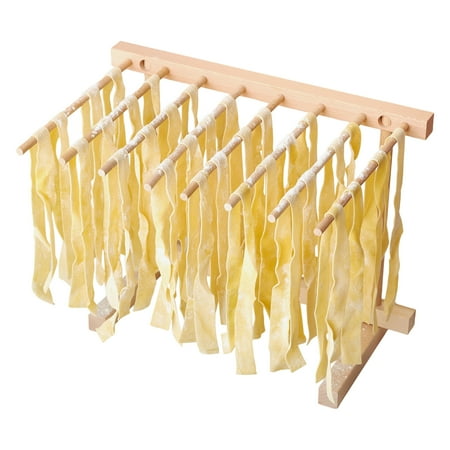 Classic Cuisine Collapsible Pasta Drying Rack with 8 Bars for Fresh Pasta