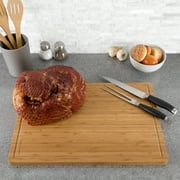 Classic Cuisine Extra-Large Bamboo Cutting/Serving Board with Juice Groove