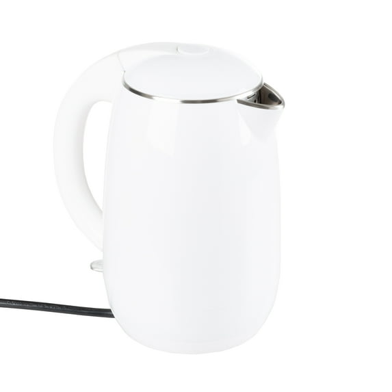 Classic Cuisine New 1.8L Electric Kettle - Auto-off Rapid Boil Water Heater, White
