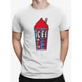 thumbnail image 1 of Classic Cup Design - Retro ICEE 'Coldest Drink In Town' Graphic Men's T-shirt, 1 of 4