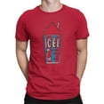 thumbnail image 1 of Classic Cup Design - Retro ICEE 'Coldest Drink In Town' Graphic Men's T-shirt, 1 of 4
