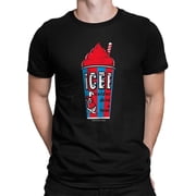 Classic Cup Design - Retro ICEE Coldest Drink In Town Graphic Mens T-shirt