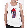 thumbnail image 1 of Classic Cup Design - Retro ICEE 'Coldest Drink In Town' Graphic Men's Tank Top, 1 of 1