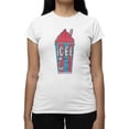 thumbnail image 1 of Classic Cup Design - Retro ICEE 'Coldest Drink In Town' Graphic Women's T-shirt, 1 of 4