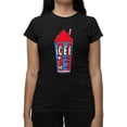 thumbnail image 1 of Classic Cup Design - Retro ICEE 'Coldest Drink In Town' Graphic Women's T-shirt, 1 of 4
