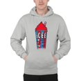 thumbnail image 1 of Classic Cup Design - Retro ICEE 'Coldest Drink In Town' Men's Hoodie, 1 of 4