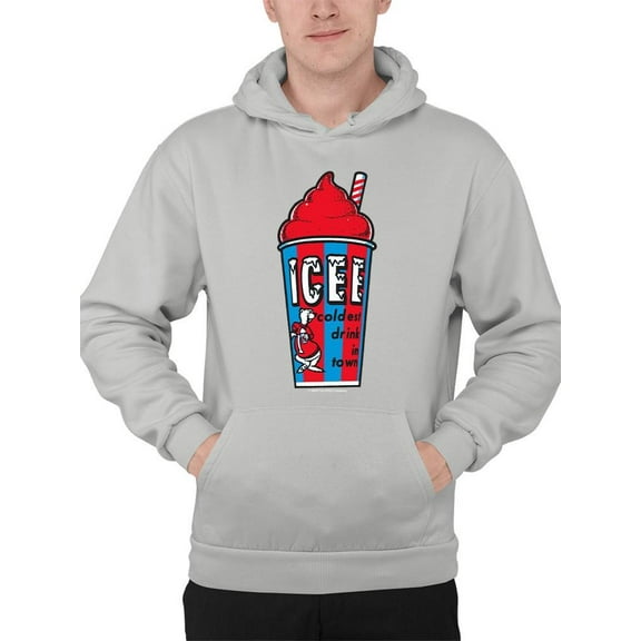 Classic Cup Design - Retro ICEE 'Coldest Drink In Town' Men's Hoodie