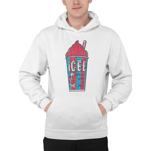Classic Cup Design - Retro ICEE 'Coldest Drink In Town' Men's Hoodie