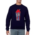 thumbnail image 1 of Classic Cup Design - Retro ICEE 'Coldest Drink In Town' Men's Sweatshirt, 1 of 4