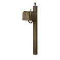 thumbnail image 1 of Outdoor Letter Holder Classic Curbside Mailbox with Springfield Mailbox Post - Copper, 1 of 7