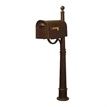 Special Lite Products Floral Curbside Mailbox with Newspaper Tube ...