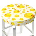 thumbnail image 1 of Classic Cute Duck Round Bar Stool Seat Covers, Elastic Round Chair Cover Stool Seat Slipcover Bar Stool Cushions Round Pad for 12-14 inch, 1 of 5