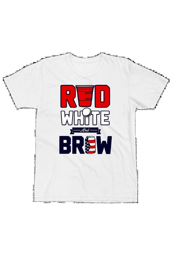 Classic Dad The Original Red, White & Brew Beer Pong T-Shirt
