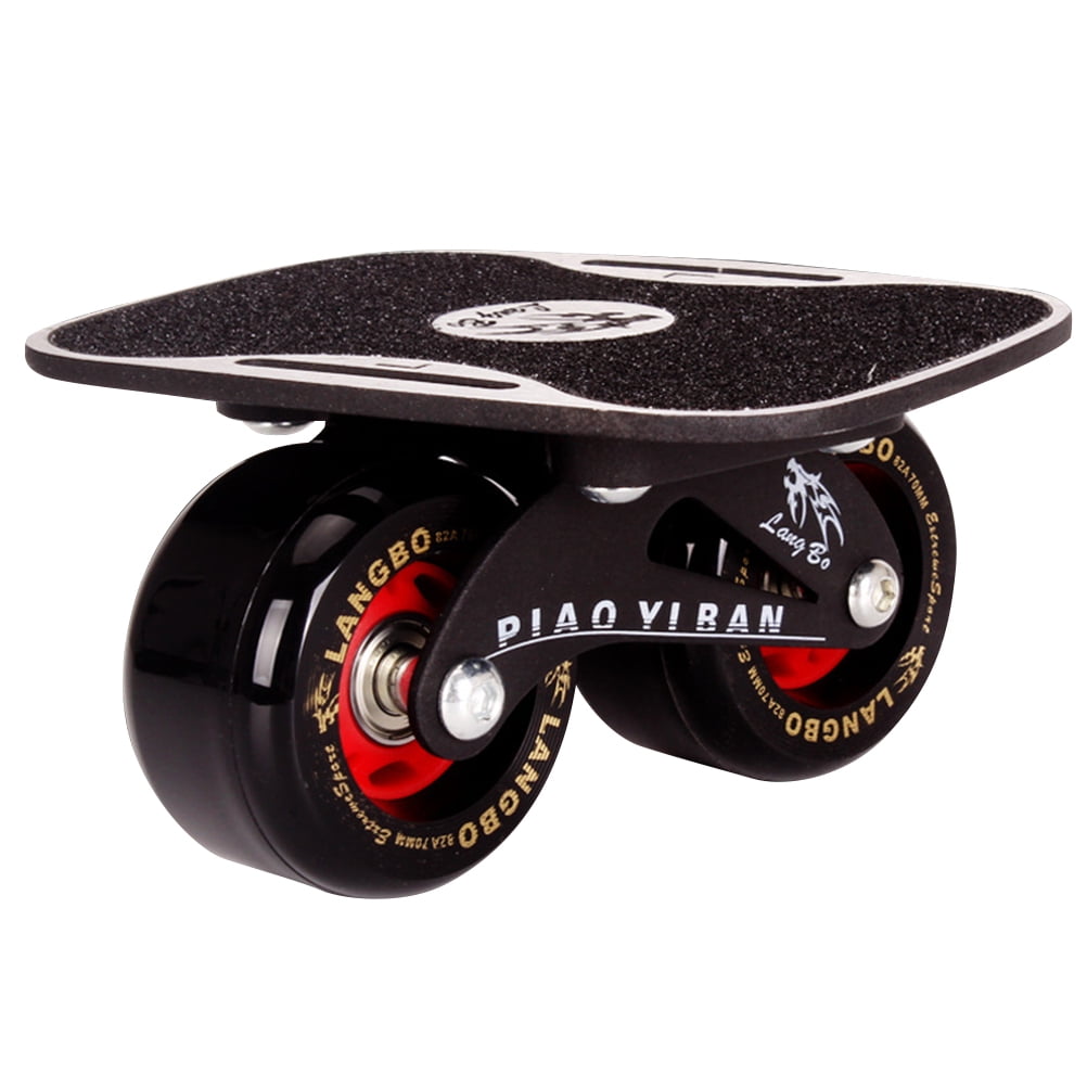 Classic Dazzle Drift Board Aluminum Alloy Free Line Drift Skates Scrub