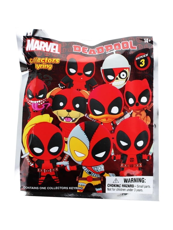 Classic Deadpool Series 3 Figural Keychain Mystery Pack (1 Random)