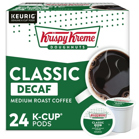 Classic Decaf Coffee K-Cups, Medium Roast, 24/box | Bundle of 5 Boxes