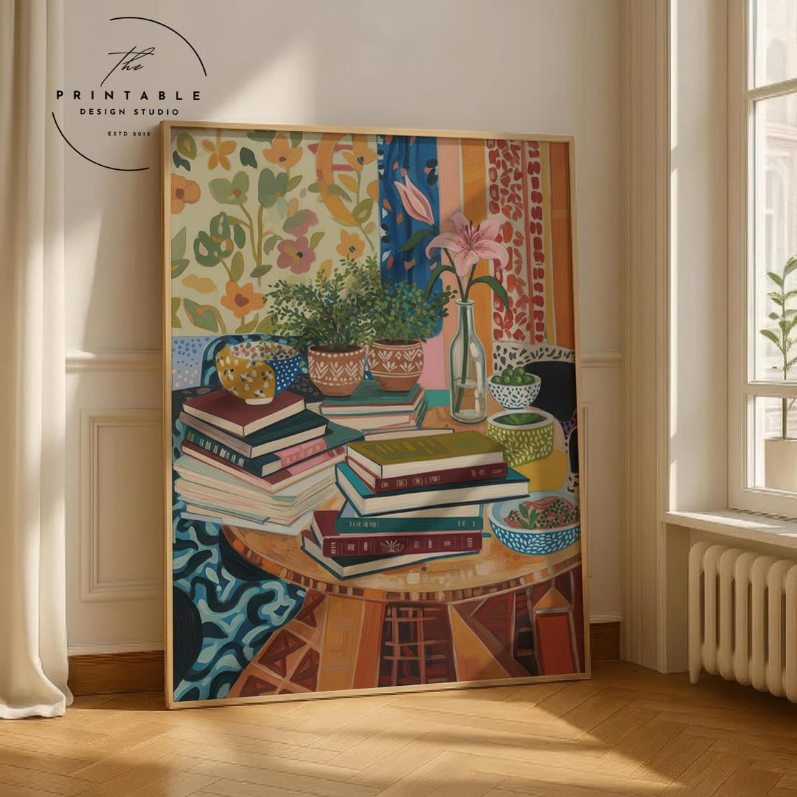 Classic Decorative Illustration Expressive Decorative Poster for ...
